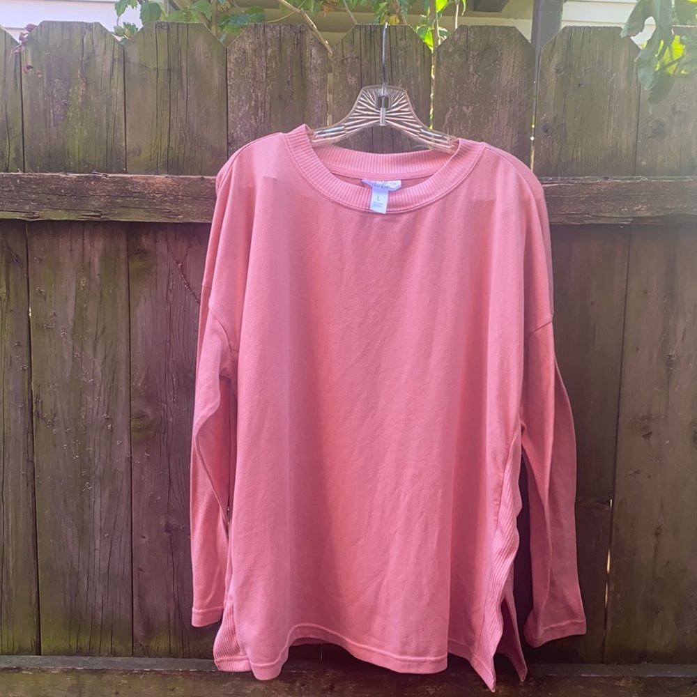 Just Be Pink top sz. L
